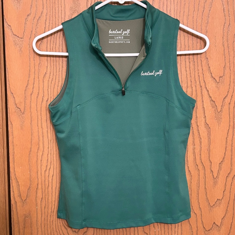 Barstool Golf Women's Tank - Dark Green
